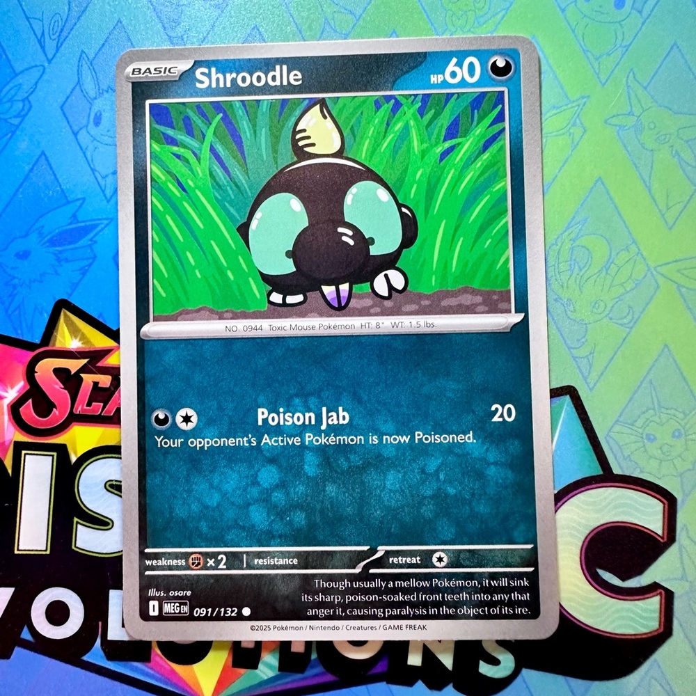 shroodle (091/132) - common — pokémon: mega evolutions